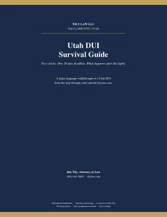 Utah DUI Survival Guide cover