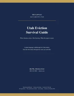 Utah Eviction Survival Guide cover